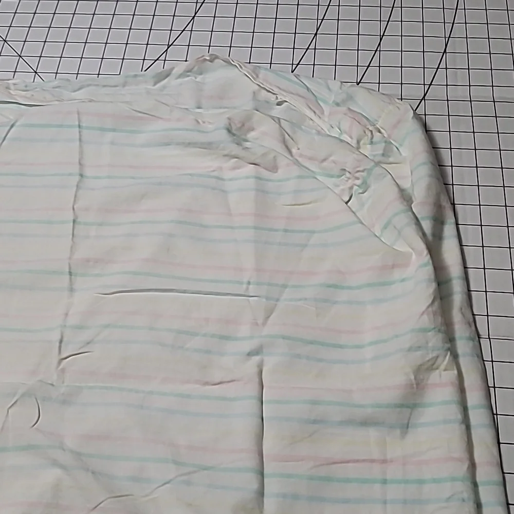 Vintage Pastel Striped Baby Crib Sheet - Pocket Design w/o Elastic‎